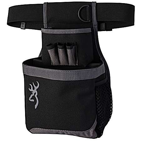 Black/Gray Flash Shell Pouch