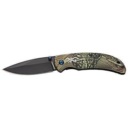 Prism III Drop-Point Camo Folding Knife