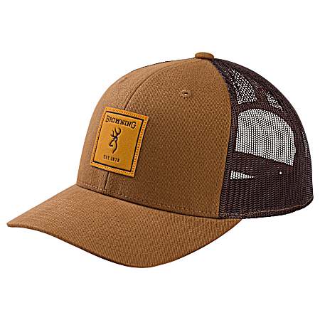 Men's Rugged Brown Mid Profile Cap