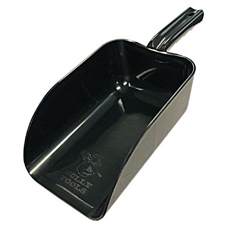 6 in Black Poly Hand Scoop