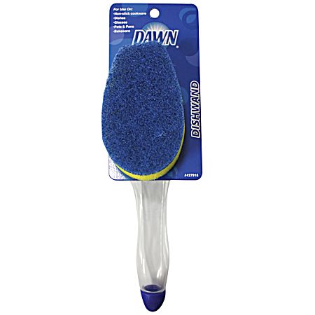 Blue & Yellow Fillable Scrubber Dishwand