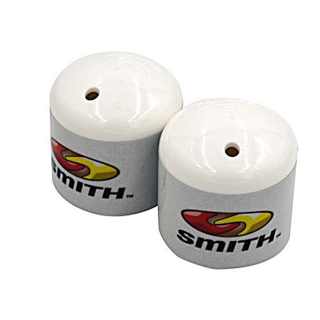 White PVC Guide-On Replacement Caps