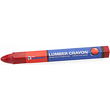 Red Lumber Crayon