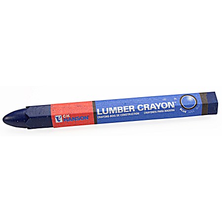 Blue Lumber Crayon