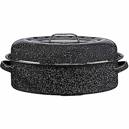 15 In. Covered Oval Roaster