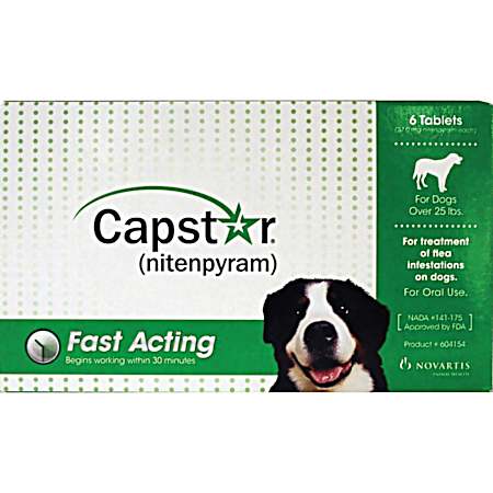 25 lb & over Dogs Flea Treatment Tablets
