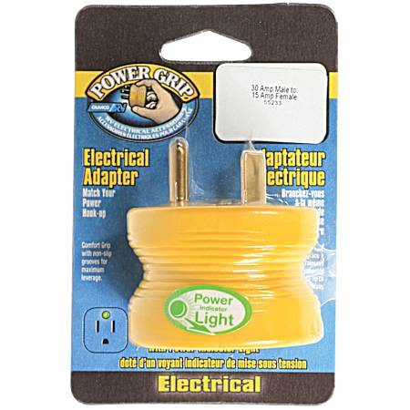 Power Grip 30M-15F RV Electrical Adapter