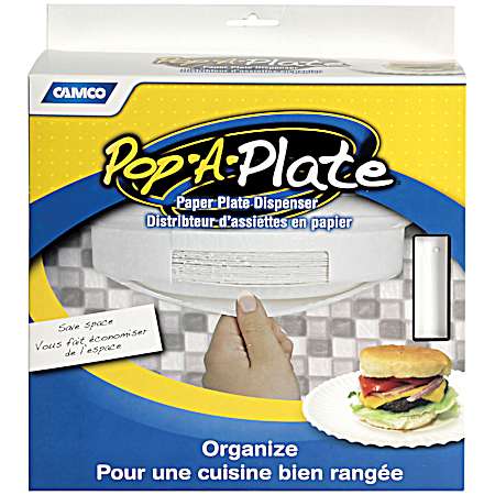 Pop-A-Plate Paper Plate Dispenser