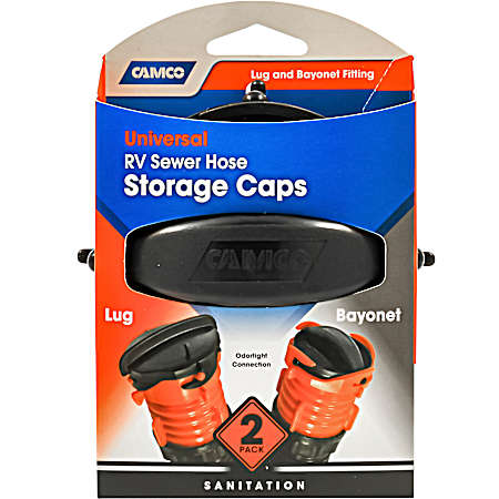 RV Sewer Hose Storage Caps