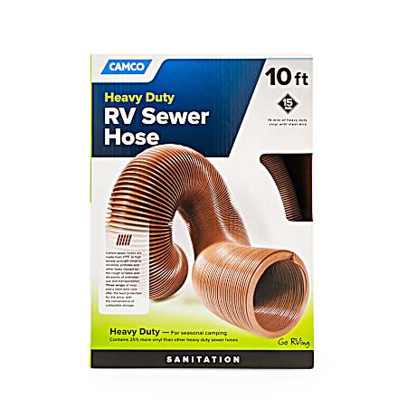10 ft Heavy-Duty RV Sewer Hose