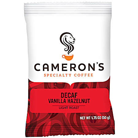 1.75 oz Decaf Vanilla Hazelnut Light Roast Ground Coffee