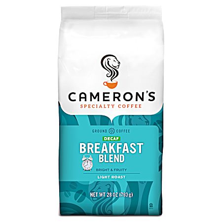 28 oz Decaf Breakfast Blend Light Roast Ground Coffee