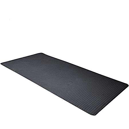 CAP Black Fitness Mat w/Diamond Pattern