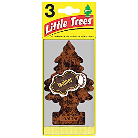 3 Pk. Air Freshener - Leather