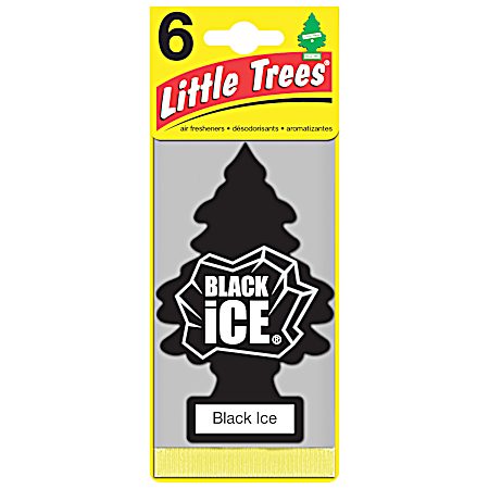 6 Pk. Air Freshener - Black Ice