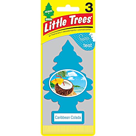 Caribbean Colada Car Air Freshener 3 Pk