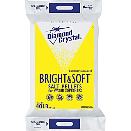 40 lbs Bright & Soft Water Softener Salt Pellets