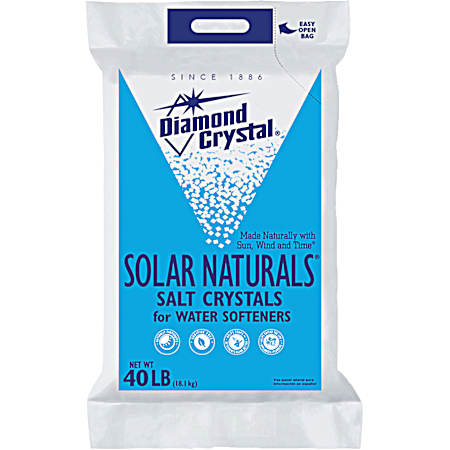 Solar Naturals Water Softening Salt Crystals 40 lbs