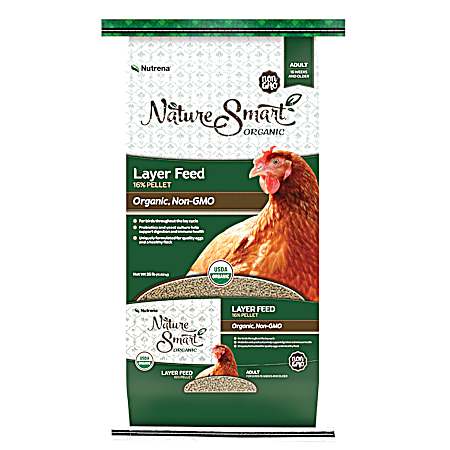 NatureSmart 16% Pellet Organic, Non-GMO Layer Feed
