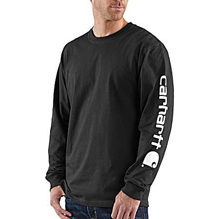 Men's Loose Fit Heavyweight Long Sleeve Graphic Shirt