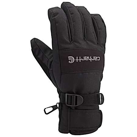 Men's Black Waterproof Insulated Gloves