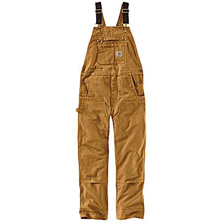 Men's Brown Duck Bib Overalls