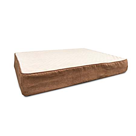 Large 30 x 40 x 6 Plush Foam Double Ortho Dog Bed - Assorted