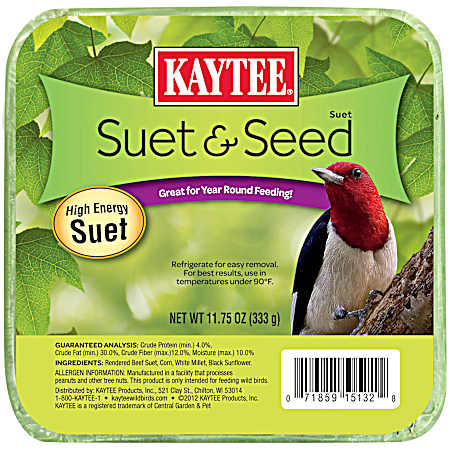 Suet & Seed High Energy Suet Bird Feed 11.75 oz