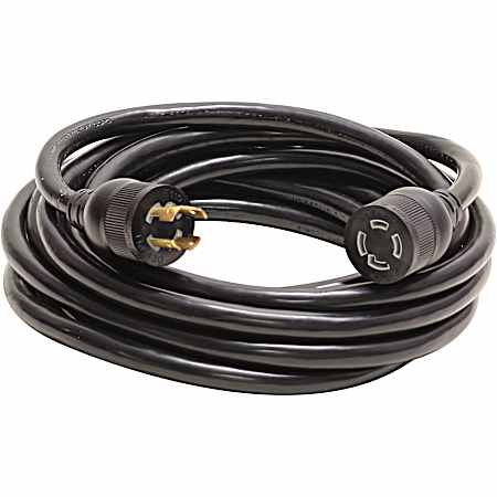25 ft. 10/4 SJTW Generator Cord - Black
