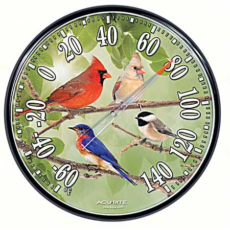 12 in Songbirds Thermometer