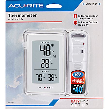 Wireless Digital Indoor/Outdoor Thermometer