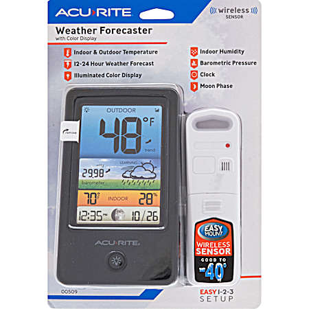 Weather Forecaster w/ Color Display