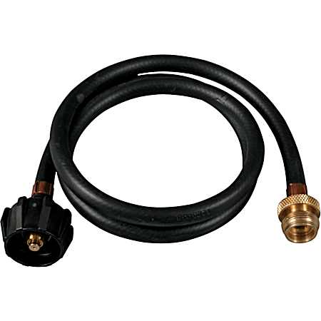 4 ft Universal Liquid Propane Grill Hose & Adapter