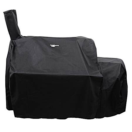 Highland Black Offset Smoker Cover