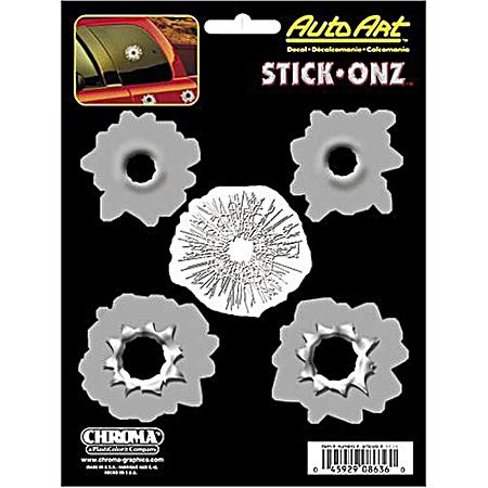 Stick Onz Bullet Holes Decals