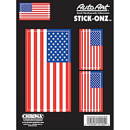 Stick Onz American Flag Decals