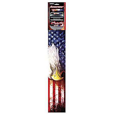 American Eagle Sunscreen Decal