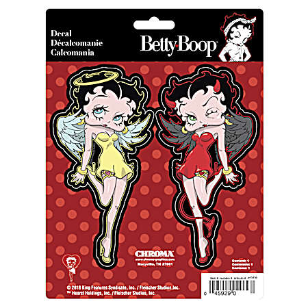 Betty Boop Devil & Angel Decal