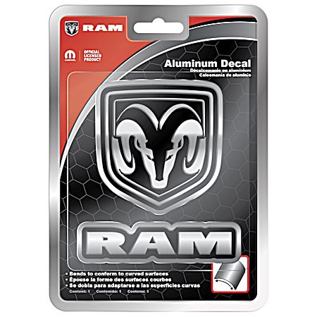 RAM Aluminum Decal