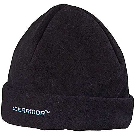 Adult Black Toque Fleece Beanie