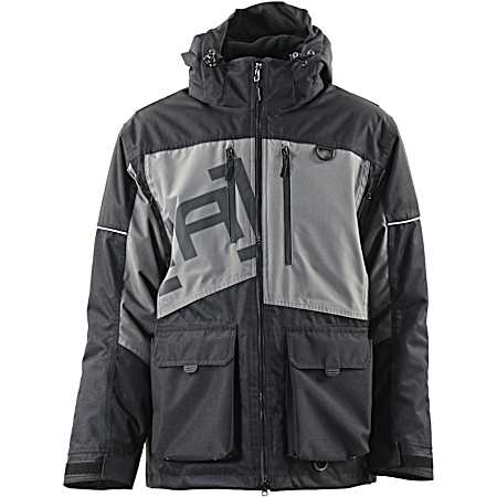 Men's Black/Charcoal Defender Float Parka