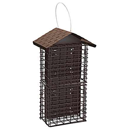 4-Cake Suet Bird Feeder w/ Weather Guard