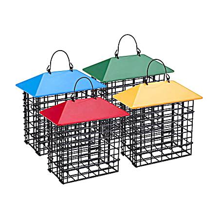 Double Suet Feeder w/ Weather Guard - Assorted
