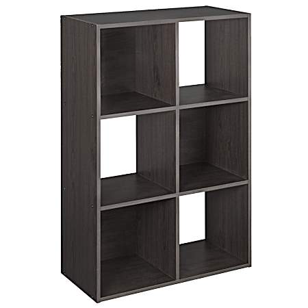 Cubeicals 6-Cube Organizer - Espresso