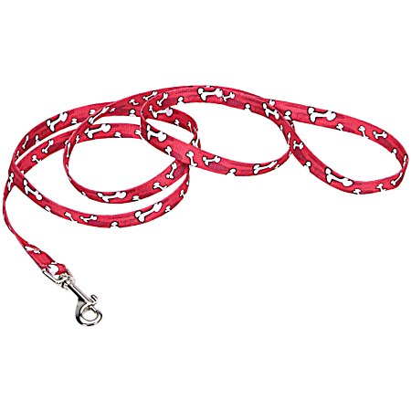 Styles Red Bones 6 ft Nylon Training Pet Leash