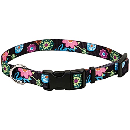 Wild Flower Adjustable Pet Collar