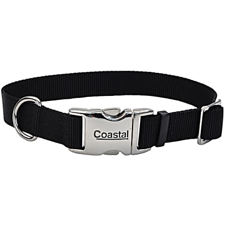 Adjustable Nylon Pet Collar w/ Metal Buckle