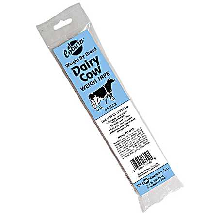 Dairy Weight Tape