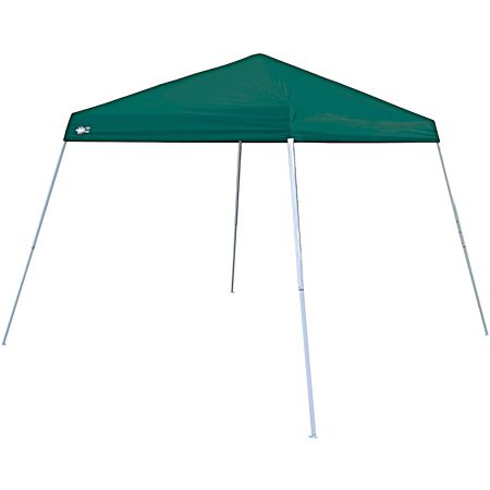 Green 10 ft x 10 ft Slanted Leg Instant Canopy