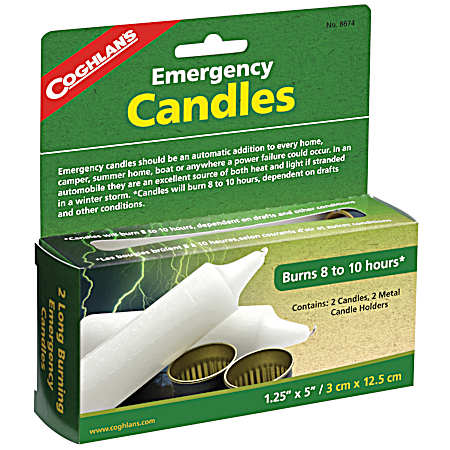 Emergency Candles - 2 Pk